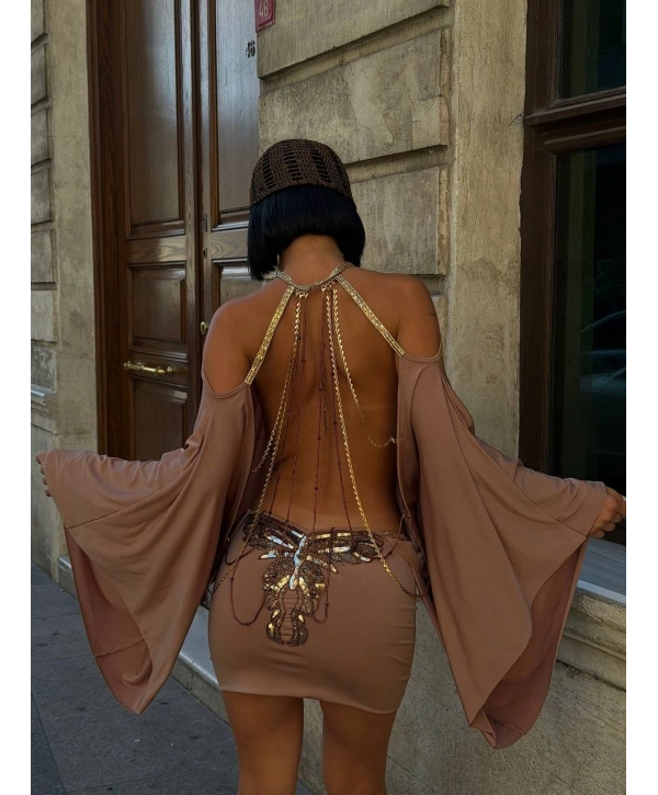Morliva Vera Royale Dress  Mini Tasarım Elbise