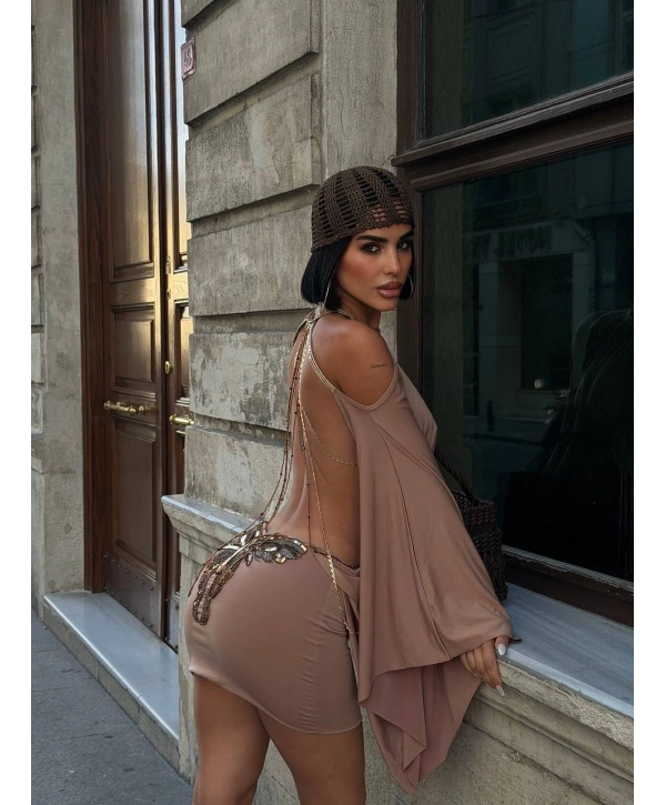 Morliva Vera Royale Dress  Mini Tasarım Elbise