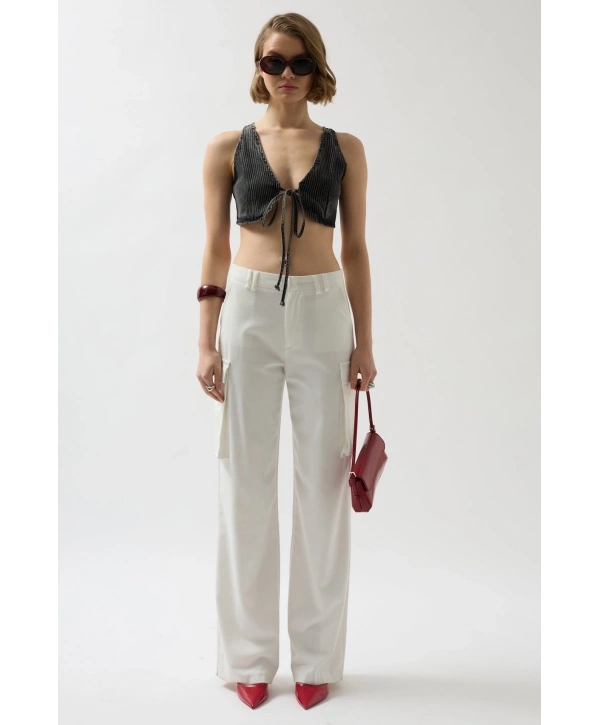Morliva Yelek Form Denim Bra