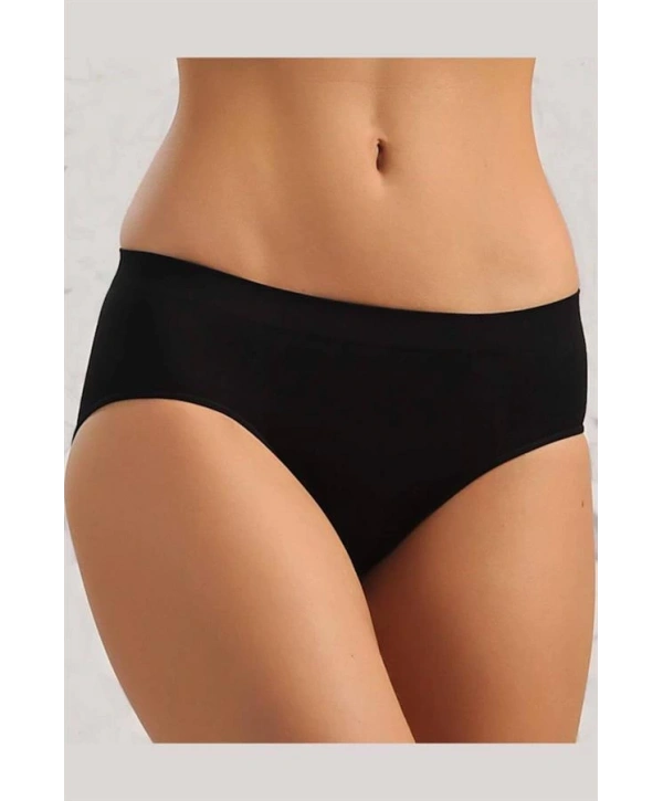 Siyah Dikişsiz Slip Külot
