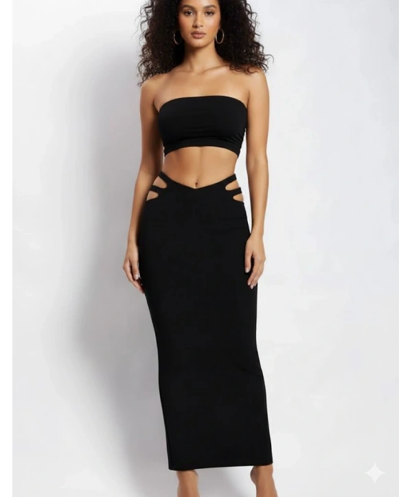 Siyah Yırtmaçlı İkili Takım