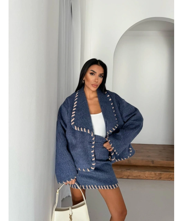 YÜN KAŞE KABAN ETEK TAKIM