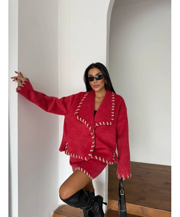 YÜN KAŞE KABAN ETEK TAKIM