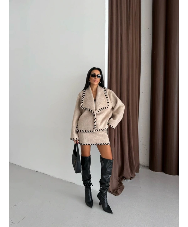 YÜN KAŞE KABAN ETEK TAKIM