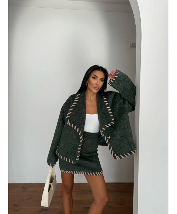 YÜN KAŞE KABAN ETEK TAKIM