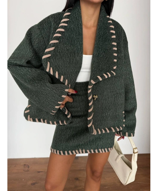 YÜN KAŞE KABAN ETEK TAKIM