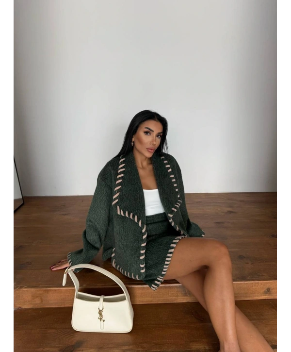 YÜN KAŞE KABAN ETEK TAKIM