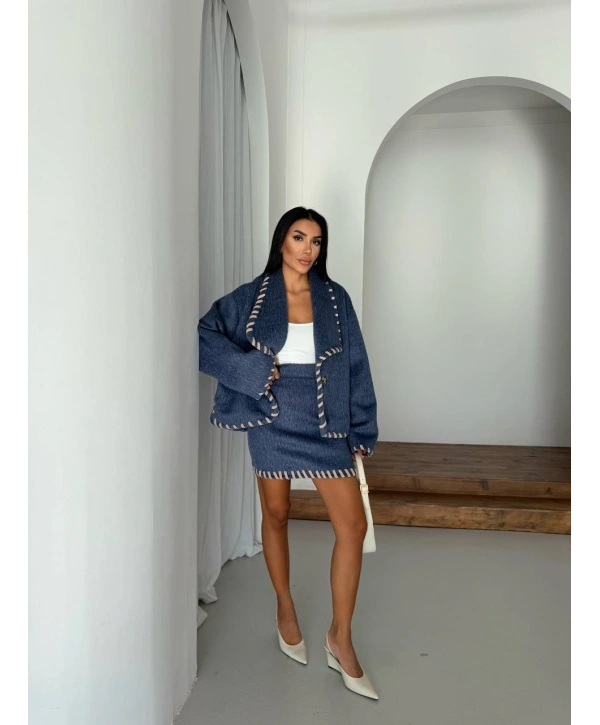 YÜN KAŞE KABAN ETEK TAKIM