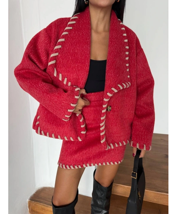 YÜN KAŞE KABAN ETEK TAKIM