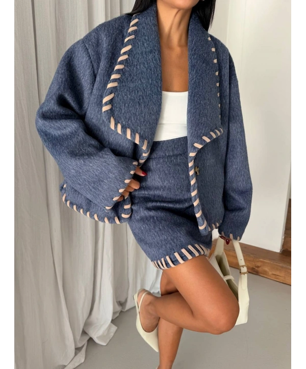 YÜN KAŞE KABAN ETEK TAKIM