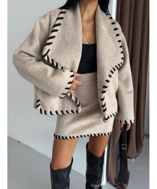 YÜN KAŞE KABAN ETEK TAKIM