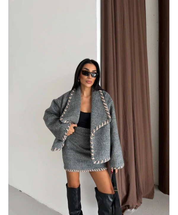 YÜN KAŞE KABAN ETEK TAKIM