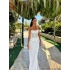 GOWN DANTEL BÜSTİYER & SATEN ETEK TAKIM BEYAZ