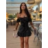 MARTINA SATEN ELBİSE SİYAH