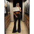 SENSE KOLSUZ CROP & PANTOLON TAKIM BEYAZ