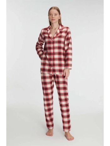 Anıl Pamuklu Uzun Kol Gömlek ve Pantolon Takım