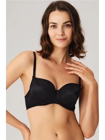 Morliva Balenli Desteksiz Dolgusuz Askıları Çıkabilen Günlük Klasik T-Shirt Sütyeni