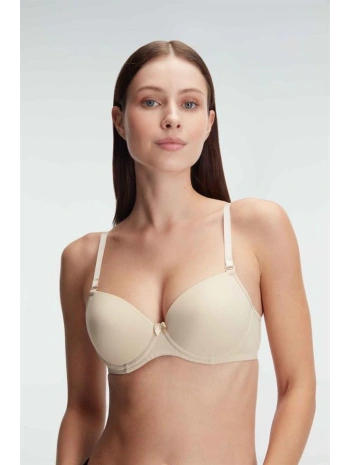 Morliva Balenli Desteksiz Dolgusuz Askıları Çıkabilen Günlük Klasik T-Shirt Sütyeni