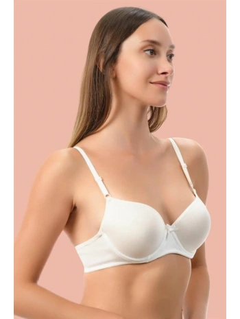 Morliva Beyaz Dolgusuz Mikro Tek Sütyen