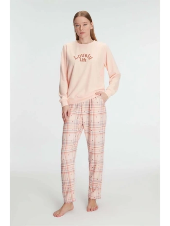 Morliva  Pamuklu Kışlık Uzun Kol Kadın Pijama Takım