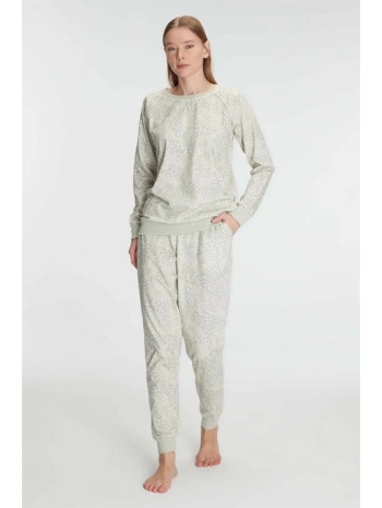 Morliva  Pamuklu Uzun Kol Kışlık Pijama Takımı