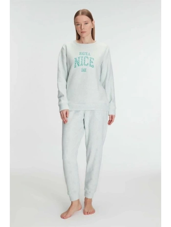 Morliva  Uzun Kol Polar Pijama Takımı