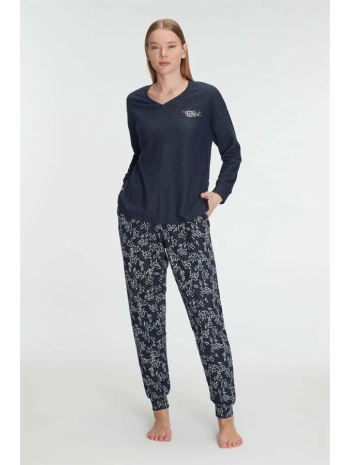 Morliva  Uzun Kol Sweatshirt Pantolon Pijama Takımı