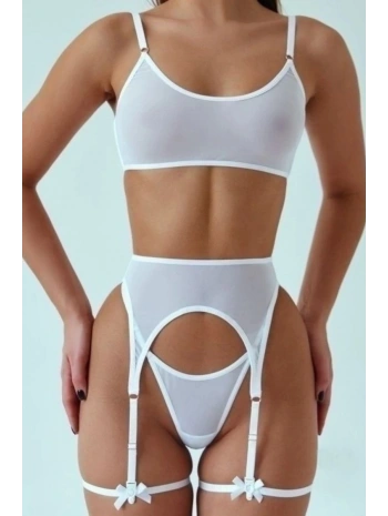 Beyaz Jartiyer Takım