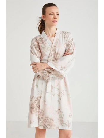 Catherines Çiçek Desen 2li Sabahlık Gecelik Takımı