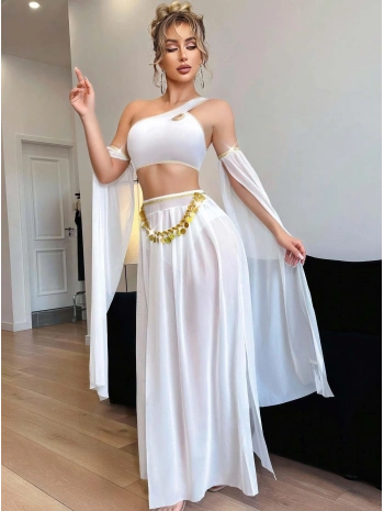 Kadın Fantazi Beyaz Özel Tasarım Harem Kostüm 2274