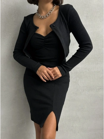 Morliva KASKORSE BOLEROLU ELBİSE CEKET TAKIM