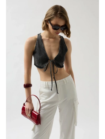 Morliva Yelek Form Denim Bra