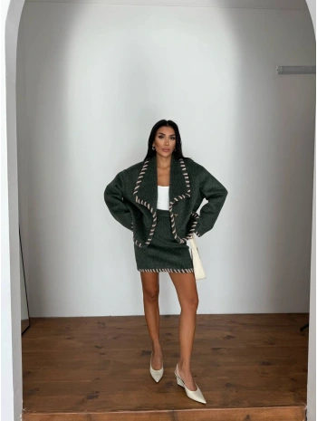 YÜN KAŞE KABAN ETEK TAKIM