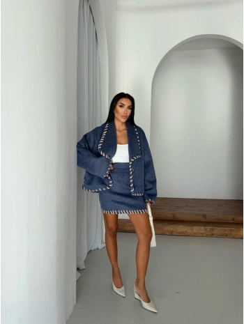 YÜN KAŞE KABAN ETEK TAKIM