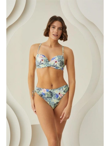 Morliva Çiçek Desenli Kaplı Bikini Takımı