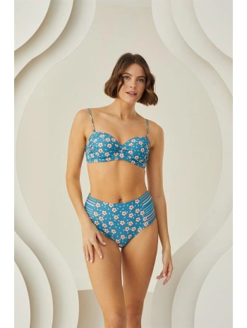 Morliva Deep Straplez Yüksel Bel Bikini Takımı