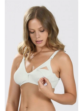 Morliva  Ekru Dikişsiz Emzirme Sütyeni