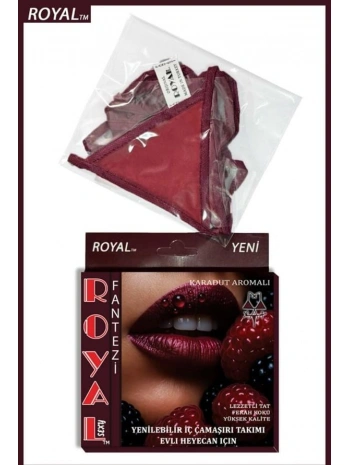 Morliva Fantezi Tüketilebilen Yenilebilir Karadut Aromalı İç Çamaşırı Takımı