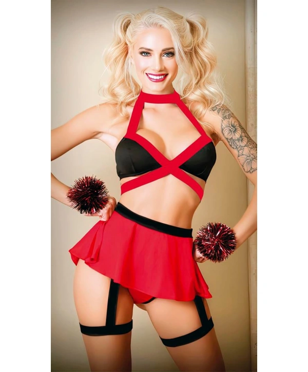 Morliva Bacak Aksesuarlı Ponpon Kız Kostümü