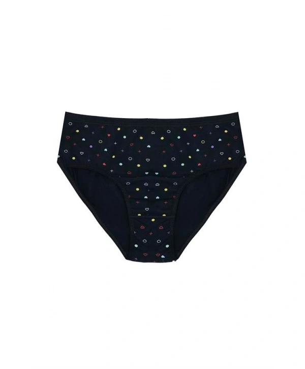 Morliva Büyük Beden Pamuklu Likralı Karışık Renkli 3lü Külot