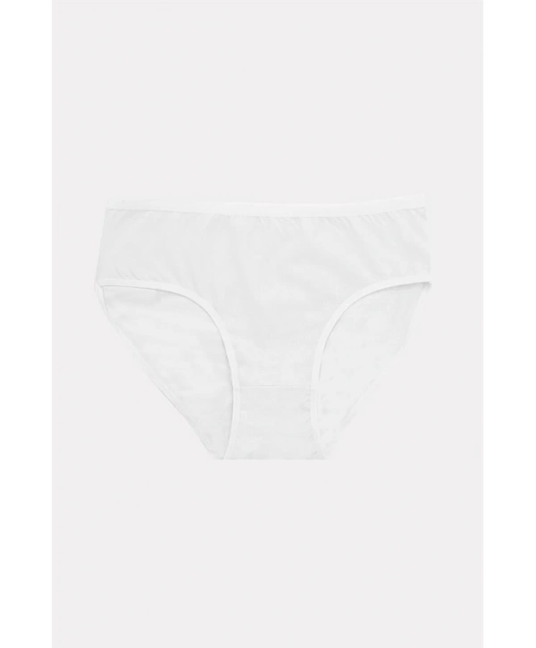 Morliva  Büyük Beden Pamuklu Siyah Beyaz Ten Rengi 3lü Külot