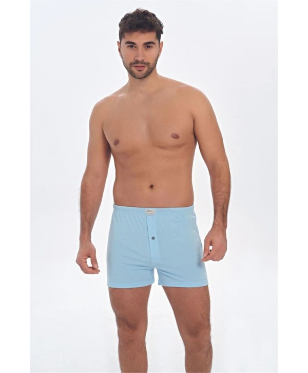 Morliva  Erkek Pamuklu Önden Düğmeli Klasik Bokser