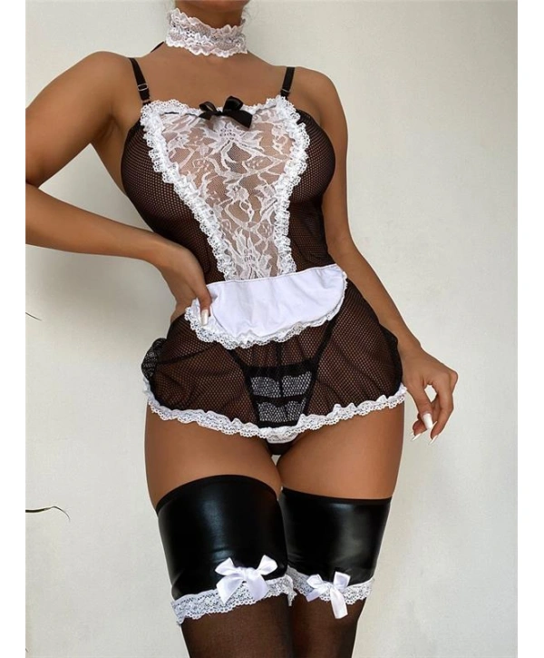 Fantezi Hizmetçi Kostüm