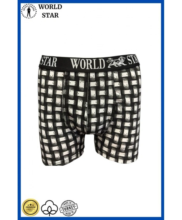 Morliva Likralı Pamuklu Renkli Erkek Boxer