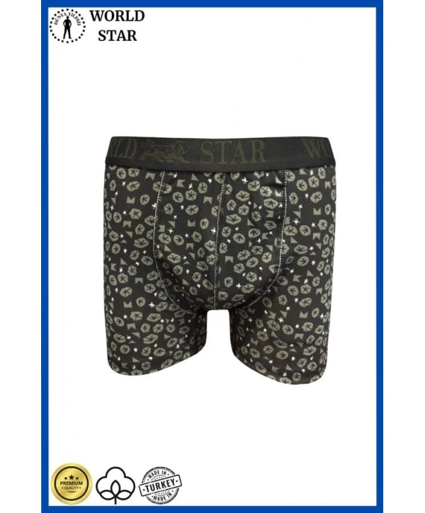 Morliva  Likralı Pamuklu Renkli Erkek Boxer