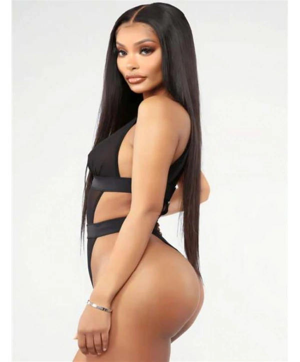 Morliva  Siyah Transparan Tül Fantezi Babydoll