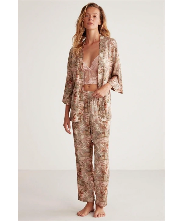 Catherines Lüx Mood 3lü Pijama Takım