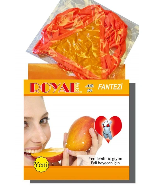 Morliva Fantezi Tüketilebilen Yenilebilir Mango Aromalı İç Çamaşırı Takımı