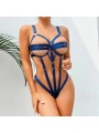 Morliva Fantezi Lastik Body Harness Mavi