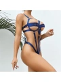 Morliva Fantezi Lastik Body Harness Mavi